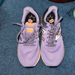 New Balance Women's Lavender and Black Sneakers